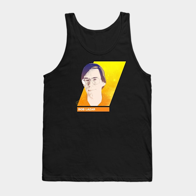 Bob Lazar print Tank Top by theslightlynormal